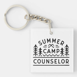 Porte-clefs Conseiller du camp d'été