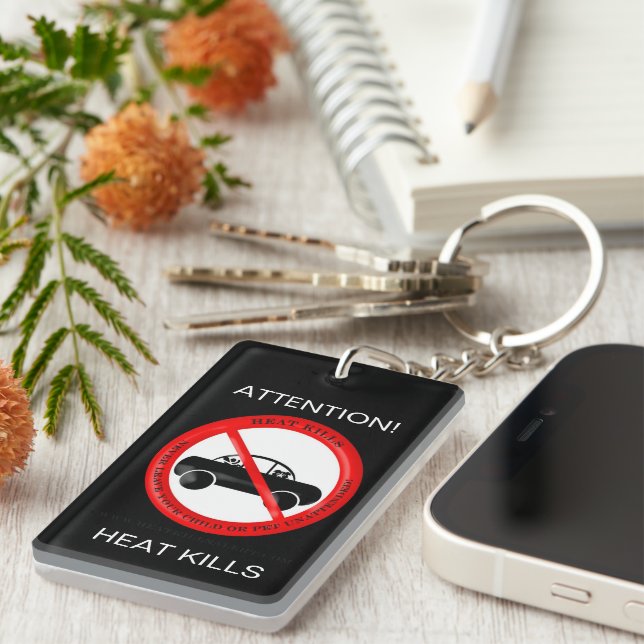 Porte-clefs Conseils de sécurité pour bébé Porte - clé acryliq (Devant droit)