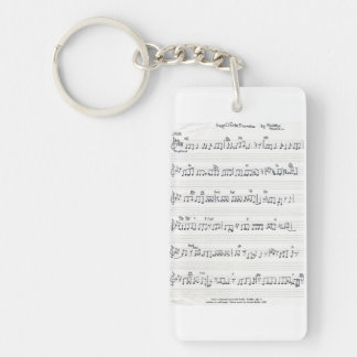 Porte-clefs Conservez Le porte - clé De La Feuille De Promesse