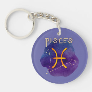 Porte-clefs Constellation du Zodiac Sign Pisces