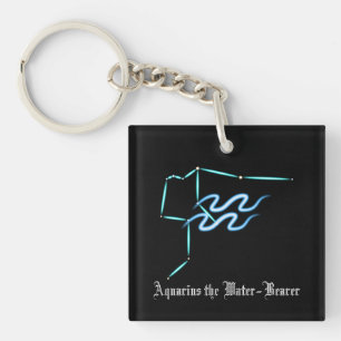Porte-clefs Constellation Zodiaque Aquarius Porte - clé