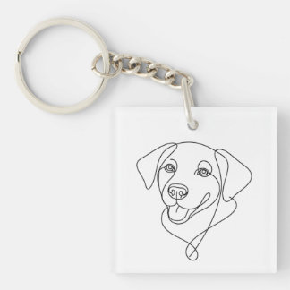 Porte-clefs Contour de chien
