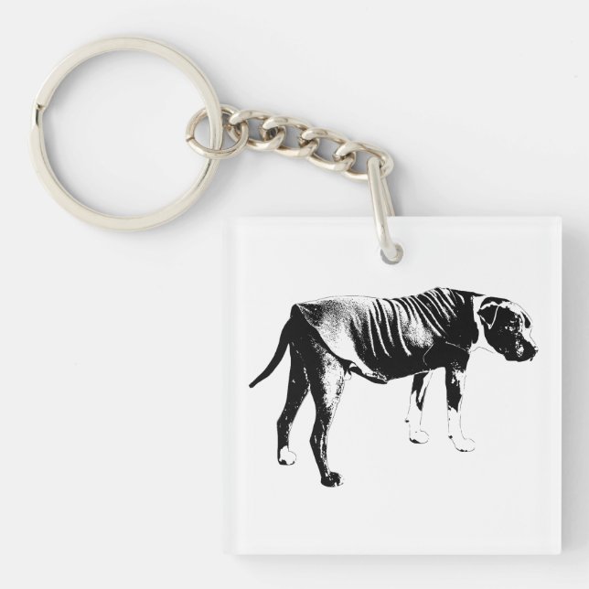 Porte-clefs Contour de poche, forme stable (Devant)