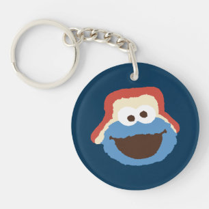 Porte-clefs Cookie Monster Woodland Face