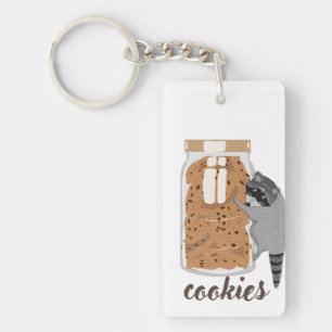 Porte-clefs Cookies-Raton-Laveur