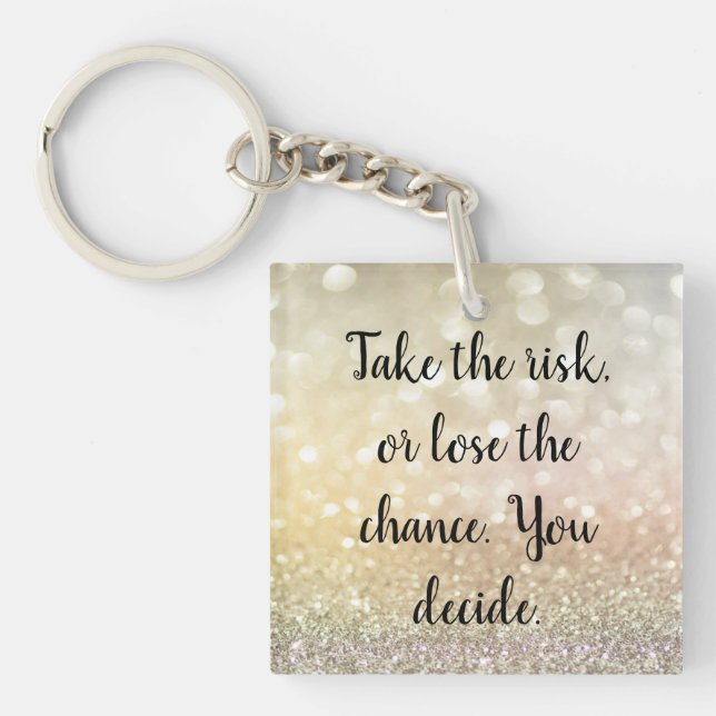 Porte-clefs Cool, Amazing, Sparkly a Quotes (Devant)