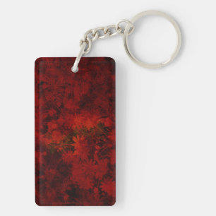 Porte-clefs Cool, art moderne floral / fleuriste motif