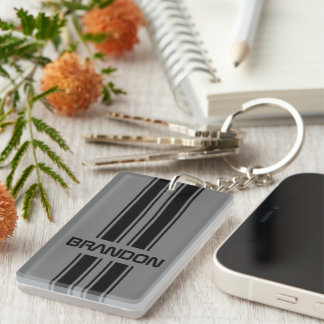 Porte-clefs Cool classique de course automobile sur mesure Spo