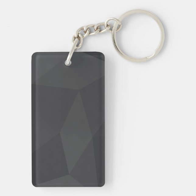 Porte-clefs Cool, moderne, élégant, tendance formes trapézoïda (Dos)