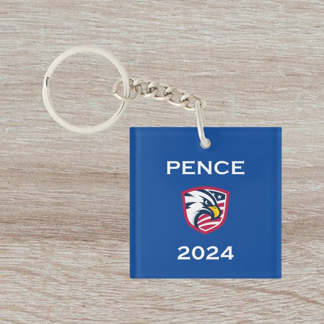 Porte-clefs Cool Patriotique Mike Pence 2024 Élection Aigle fo (Créateur téléchargé)