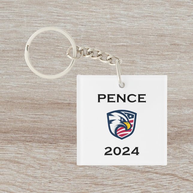 Porte-clefs Cool Patriotique Mike Pence 2024 Élection Eagle (Créateur téléchargé)