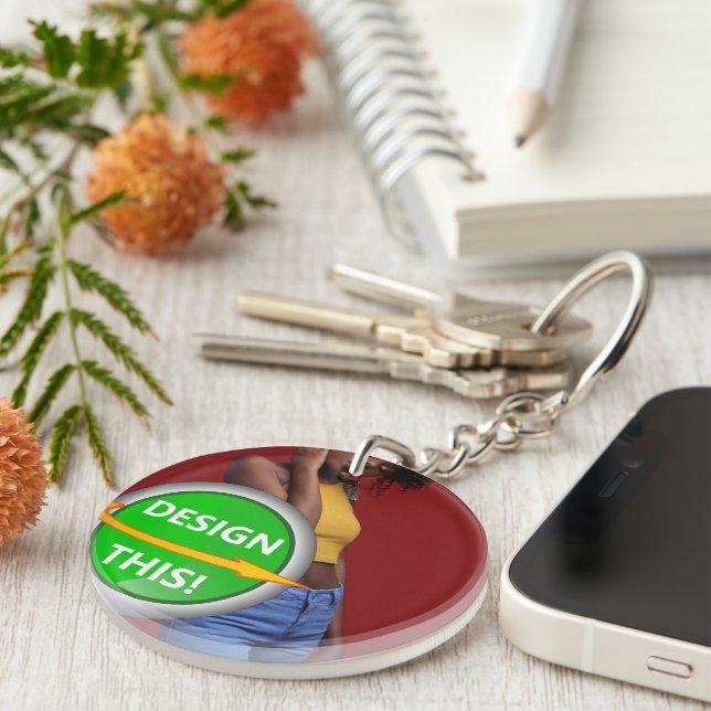 Porte-clefs COOL ! Porte - clé - Cercle acrylique (double face (Devant droit)