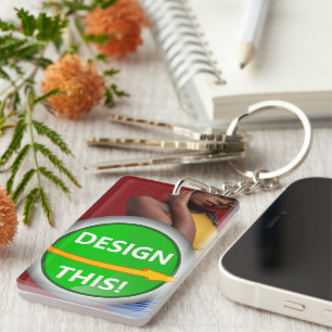 Porte-clefs COOL ! Porte - clé - Rectangle acrylique (double f