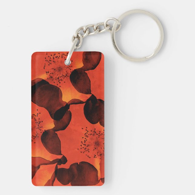 Porte-clefs Cool, tendance, unique art numérique de motif de f (Dos)