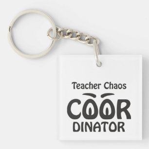 Porte-clefs Coordonnateur de chaos enseignant - Éducateur funk