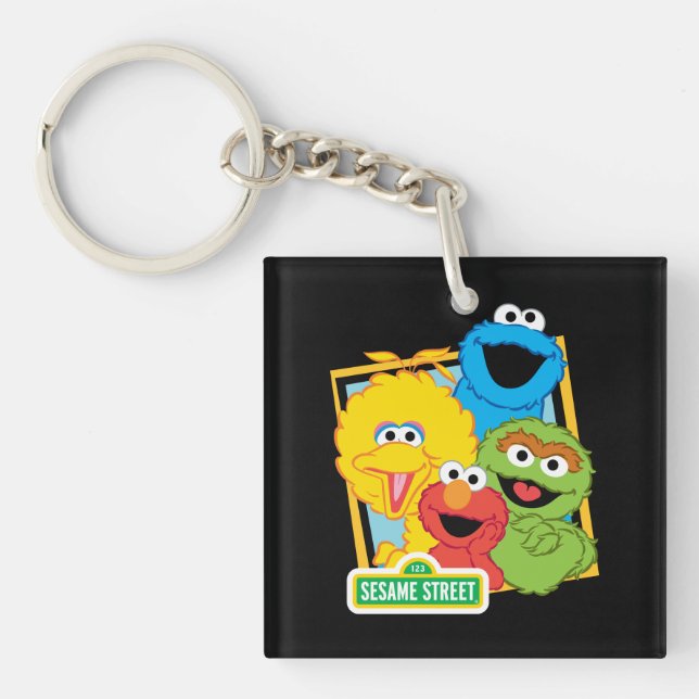Porte-clefs Copains de Sesame Street (Devant)