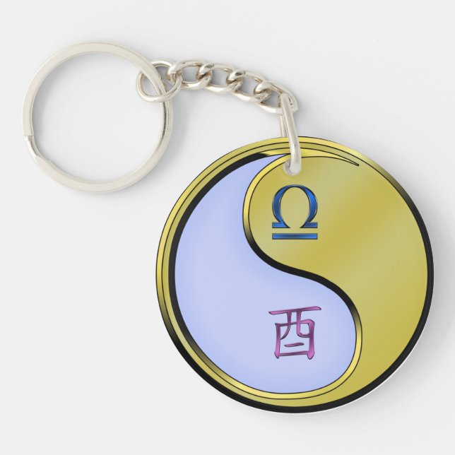Porte-clefs Coq Libra & Metal (Devant)