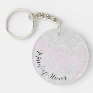 Porte-clefs Coquette noeuds papillon Bouquet Demoiselle d'honn