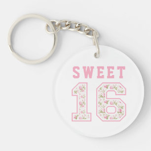 Porte-clefs Coquette rose sucré 16 Université