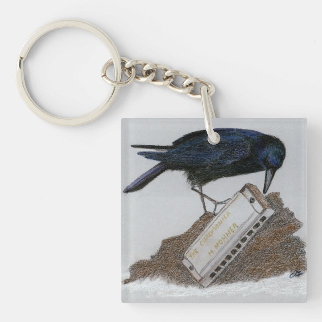 Porte-clefs Corneille et Harmonica (Devant)