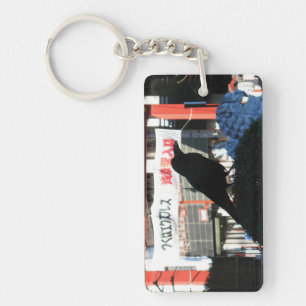 Porte-clefs Corneille japonaise