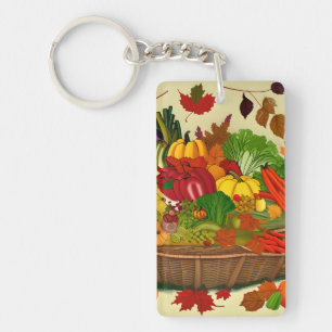 Porte-clefs Cornucopie pleine de légumes
