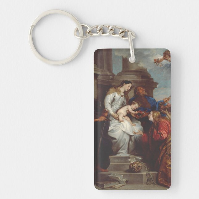 Porte-clefs Coronation de Saint Rosalia par Anthony van Dyck (Devant)