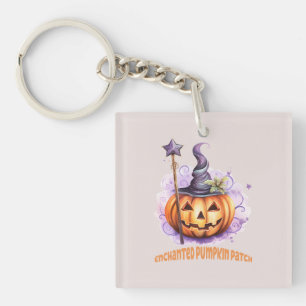 Porte-clefs Correctif Citrouille enchâssé