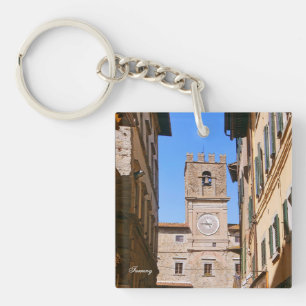 Porte-clefs Cortona. L'Italie. La Toscane