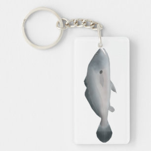 Porte-clefs Corvina d'argent sud-américaine