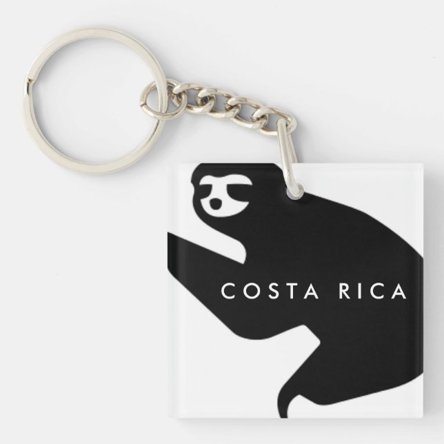 Porte-clefs Costa Rica Sloth Souvenir (Devant)