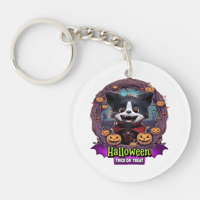 Porte-clefs Costume d'Halloween pour chiots (Devant)