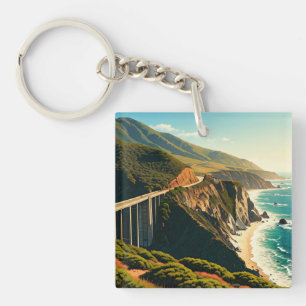 Porte-clefs Côte centrale de Big Sur Californie