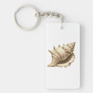 Porte-clefs Coteau/plage/coquillage nautique