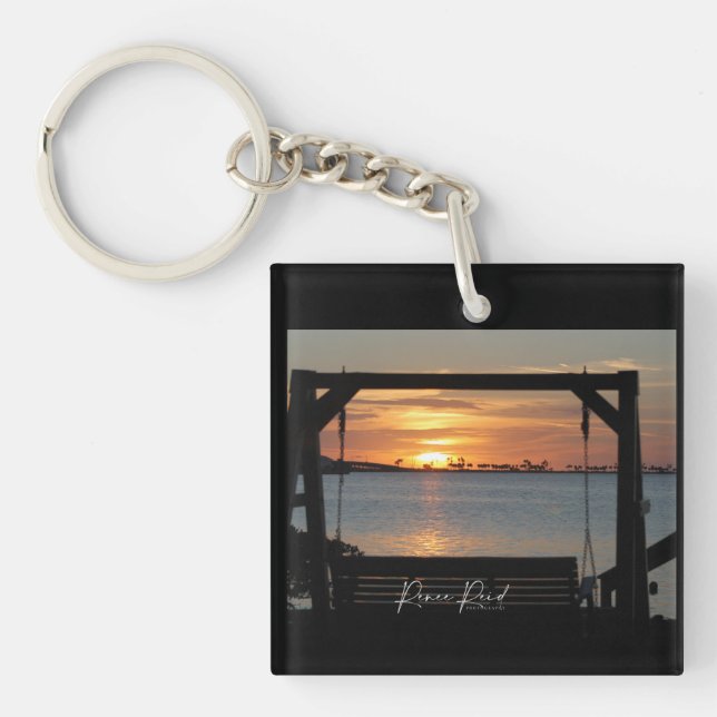 Porte-clefs Couche du coucher du soleil (Devant)