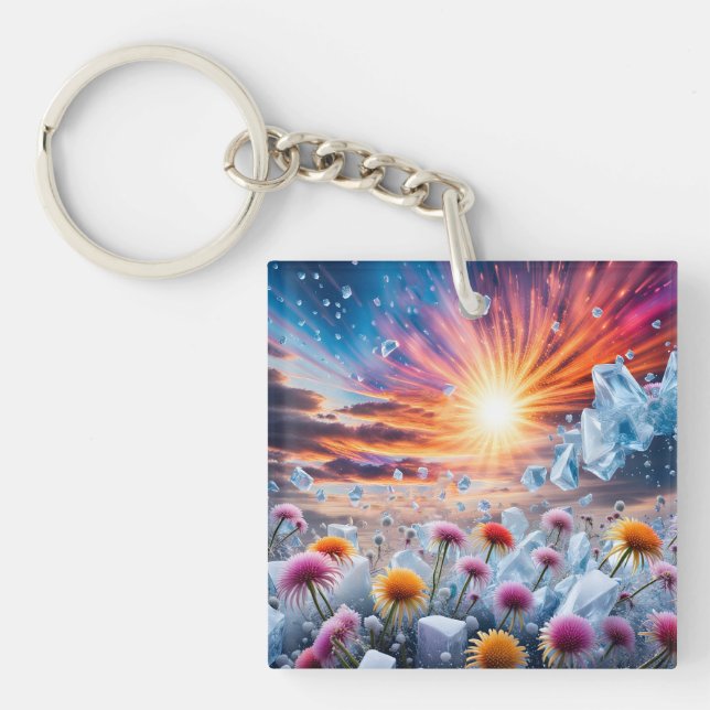 Porte-clefs Coucher de soleil (Devant)