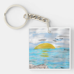 Porte-clefs Coucher de soleil