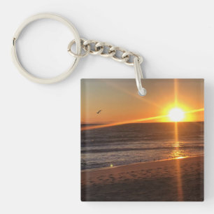 Porte-clefs Coucher de soleil à Newport Beach, Californie