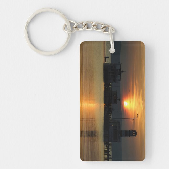 Porte-clefs Coucher De Soleil À Podersdorf Burgenland (Devant)