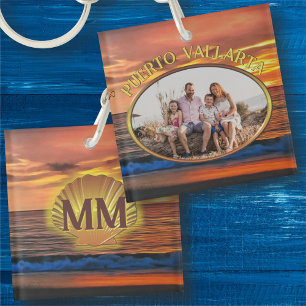 Porte-clefs Coucher de soleil à Puerto Vallarta 1577 Famille
