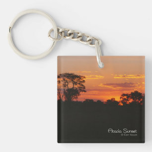 Porte-clefs Coucher de soleil Acacia