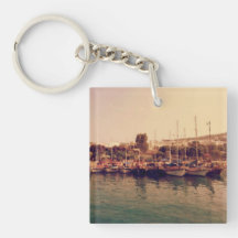 Coucher de soleil de corail rétro et vibrant Bodru