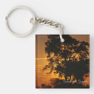 Porte-clefs Coucher de soleil de Savannah