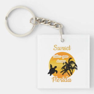 Porte-clefs Coucher de soleil mignon en Floride