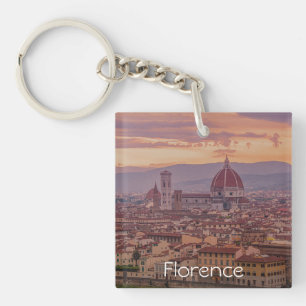 Porte-clefs Coucher de soleil sur Florence, Italie