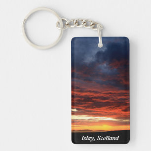 Porte-clefs Coucher de soleil sur Islay, Écosse