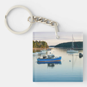 Porte-clefs Coucher de soleil sur une anse du Maine