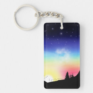 Porte-clefs Coucher du soleil