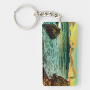 Porte-clefs Coucher du soleil à la plage de Baker