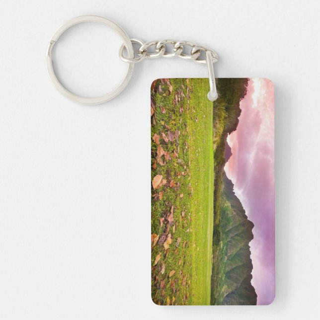 Porte-clefs Coucher du soleil jurassique (Devant)